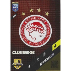 Club Badge Olympiacos OLY 4