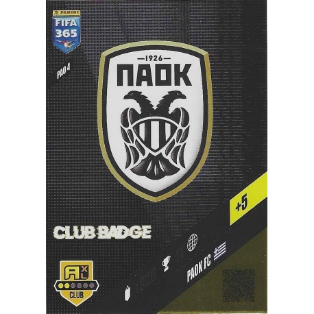 Club Badge PAOK FC PAO 4