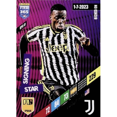 Timothy Weah Juventus UPG 41