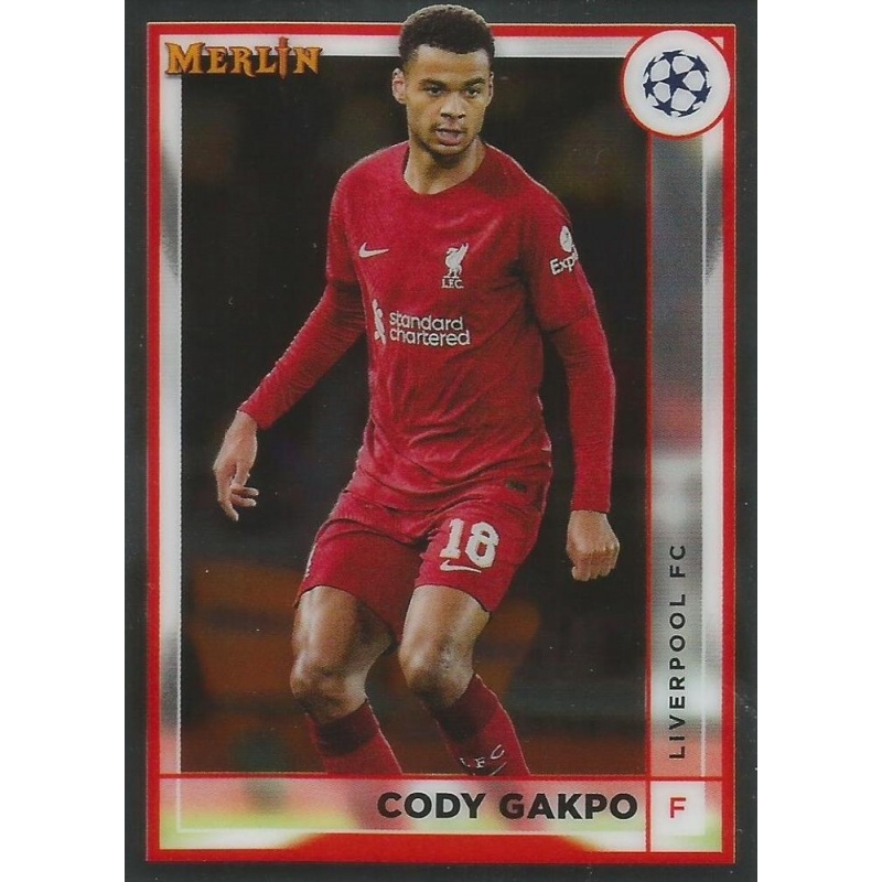 Offer Soccer Cards Cody Gakpo Liverpool 2022-23 Topps Merlin