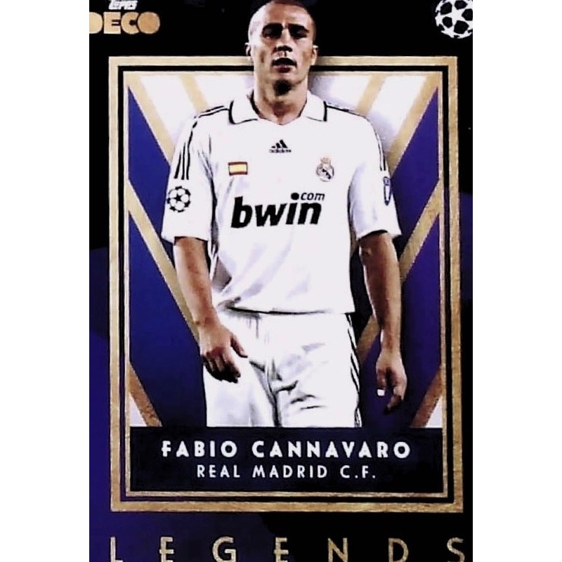 Comprar Trading Card Fabio Cannavaro Real Madrid Legends Topps Deco 2024