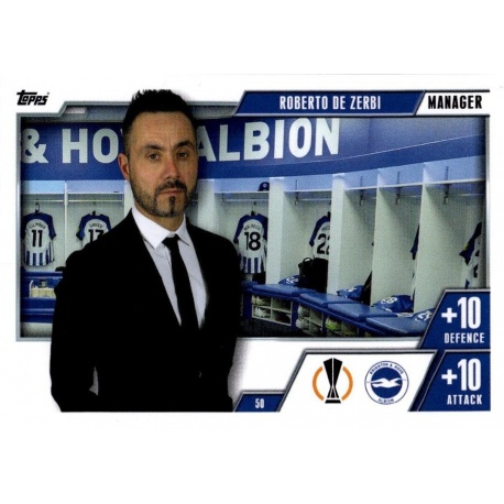 Roberto de Zerbi Brigton and Hove Albion 50