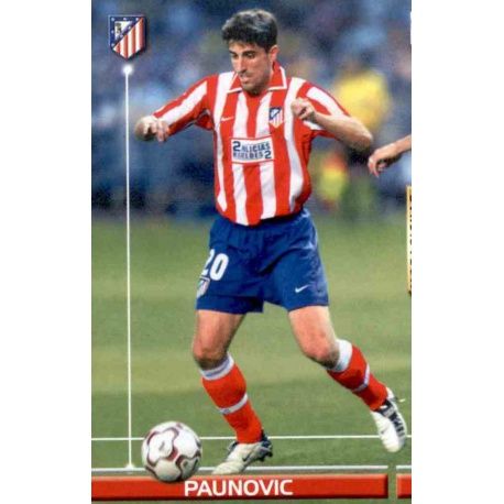 Paunovic Fichas Bis Atlético Madrid 46 Bis Megacracks 2003-04