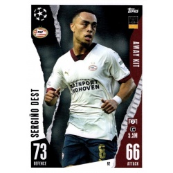 Sergiño Dest PSV Eindhoven 92