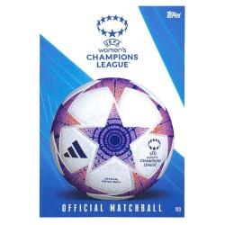 UEFA Women's Champions League Official Matchball Collector Cards 193