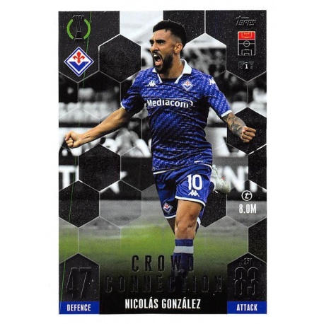 Sale Online Nicolás González Crowd Connection Match Attax Extra 2023-2024