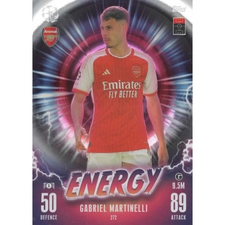 Gabriel Martinelli Energy 272