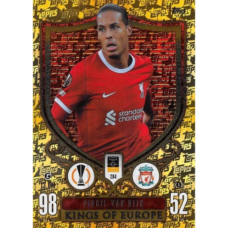 Virgil Van Dijk Kings of Europe 284