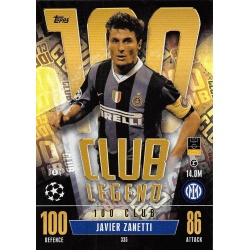 Javier Zanetti 100 Club Legends 335