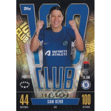 Sam Kerr 100 Club UWCL 342