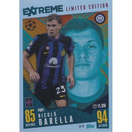 Nicolo Barella Extreme Limited Edition LE 14