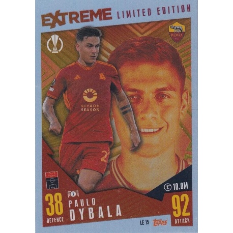 Paulo Dybala Extreme Limited Edition LE 15