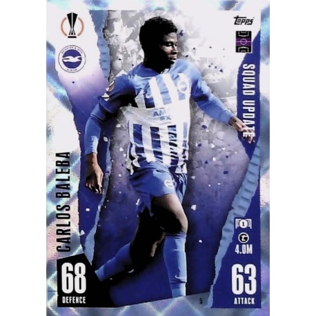 Carlos Baleba Brighton and Hove Albion FC Crystal Parallel 5