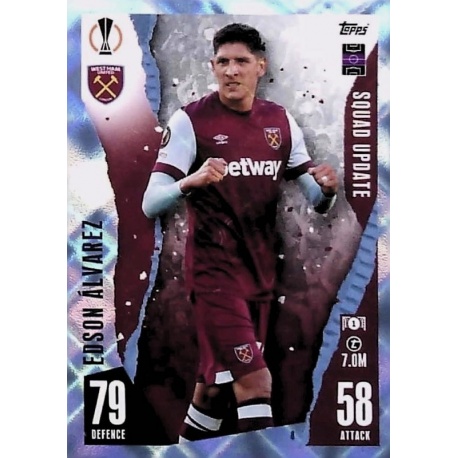 Edson Álvarez West Ham United FC Crystal Parallel 8