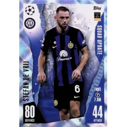 Stefan de Vrij Inter Milán Crystal Parallel 31