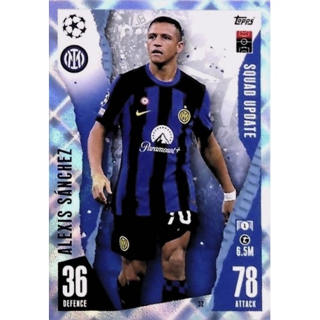 Alexis Sánchez Inter Milán Crystal Parallel 32