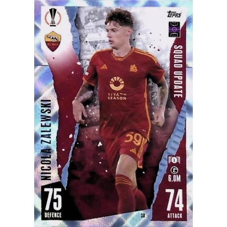 Nicola Zalewski AS Roma Crystal Parallel 38