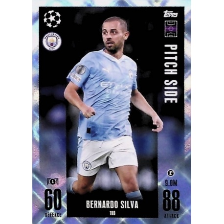 Bernardo Silva Manchester City Crystal Parallel 100