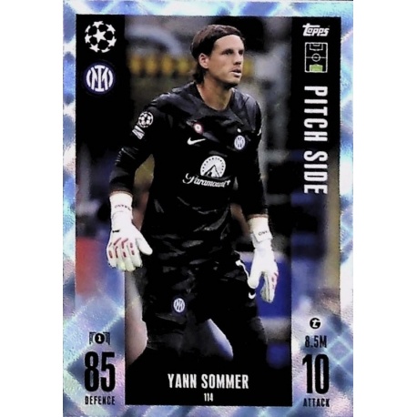 Yann Sommer Inter Milán Crystal Parallel 114