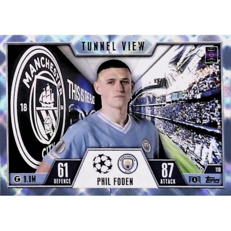 Phil Foden Manchester City Crystal Parallel 118