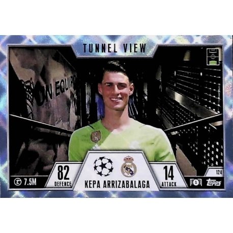 Kepa Arrizabalaga Real Madrid Crystal Parallel 124