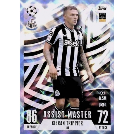 Kieran Trippier Newcastle United Crystal Parallel 139