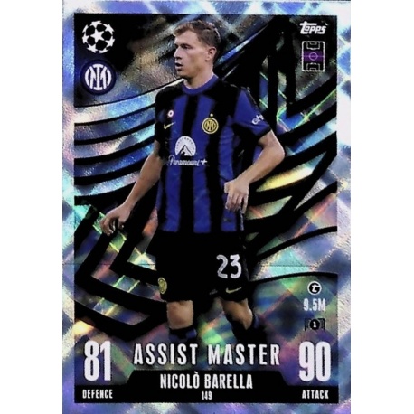 Nicolò Barella FC Inter Milan Crystal Parallel 149