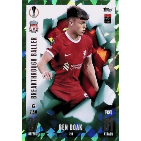 Ben Doak Liverpool FC Green Emerald 219