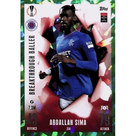 Abdallah Sima Rangers FC Green Emerald 234