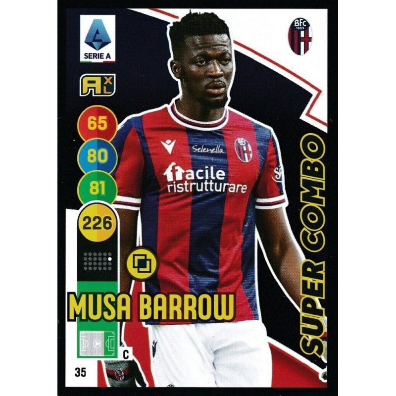 Buy Cards Musa Barrow Bologna Super Combo Adrenalyn XL Calciatori