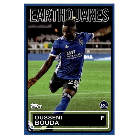 Ousseni Bouda 1983 Topps Futbol San Jose Earthquakes 83T-9