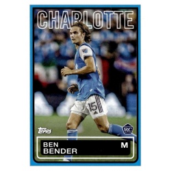 Ben Bender 1983 Topps Futbol Charlotte FC 83T-12