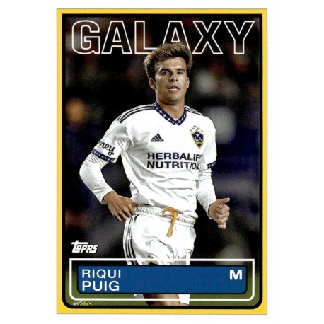 Riqui Puig 1983 Topps Futbol LA Galaxy 83T-17