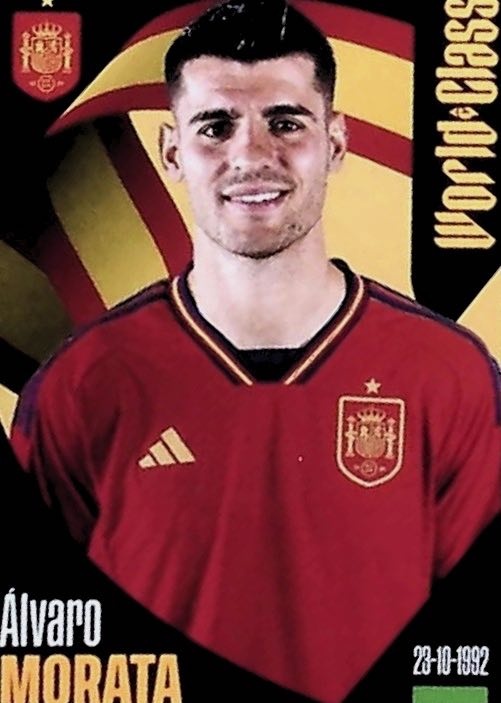 Camiseta 1ª España EURO 2021 Niño Álvaro Morata