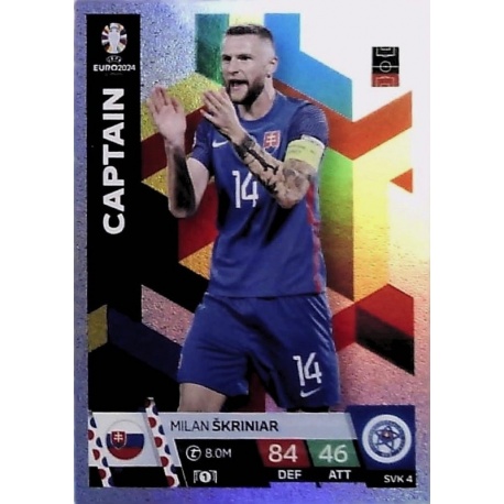 Milan Skriniar Captain Slovakia SVK 4