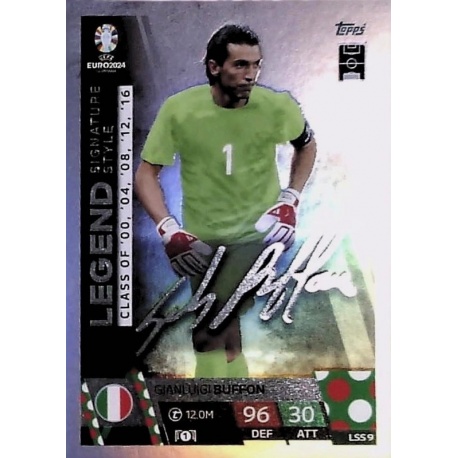 Gianluigi Buffon Legend Signature Style Italy LSS 9