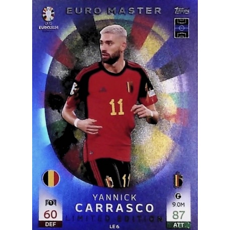 Yannick Carrasco Limited Edition Bélgica LE 6