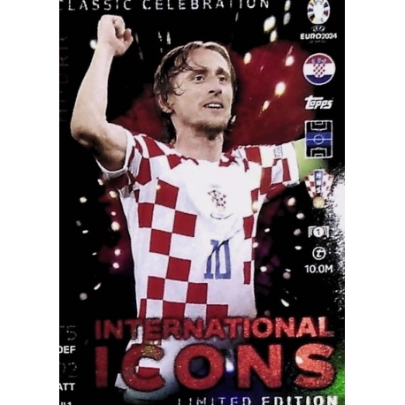 Luka Modrić International Icon Limited Edition Croacia II 1