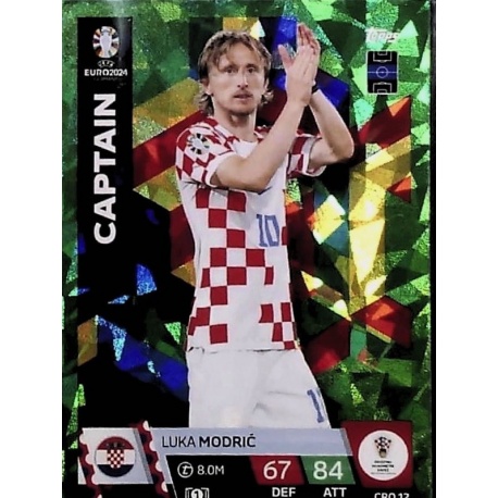 Luka Modrić Captain Green Emerald Croacia CRO 12