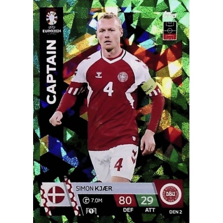 Simon Kjaer Captain Green Emerald Denmark DEN 2