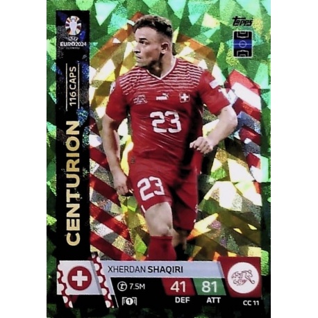 Xherdan Shaqiri Centurion Green Emerald Suiza CC 11