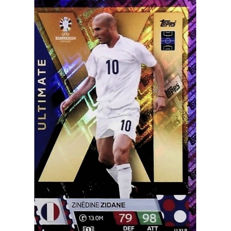 Zinédine Zidane Ultimate XI Purple Sapphire France U XI 8