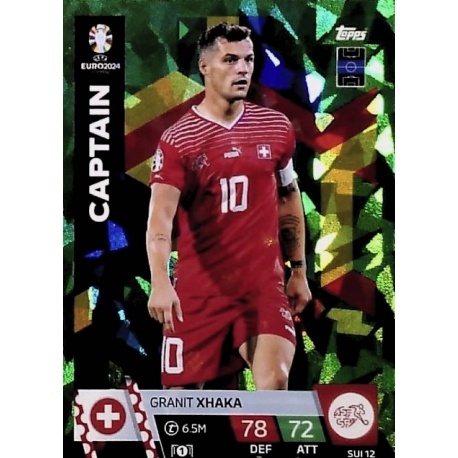 Granit Xhaka Captain Green Emerald Suiza SUI 12