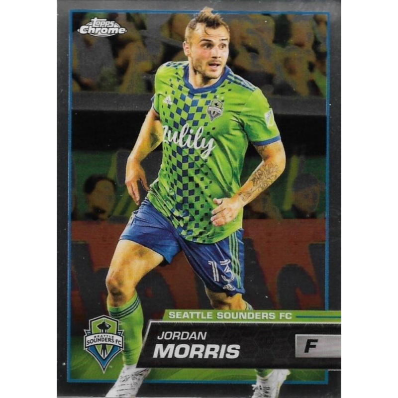 Sale Online Jordan Morris Seattle Sounders FC Topps MLS Chrome 2023