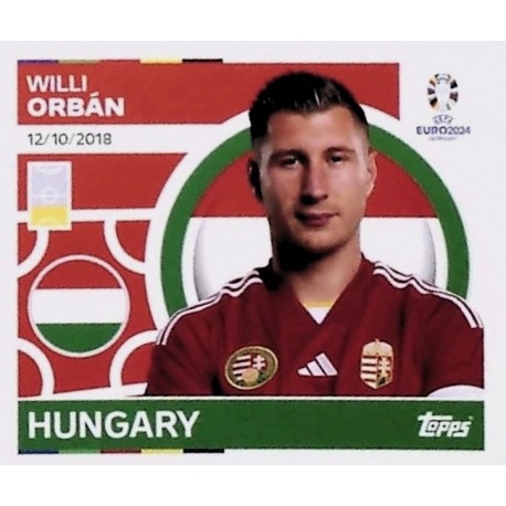 Willi Orbán Hungary HUN 8