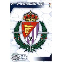 R. Valladolid C.F. Escudos 2º División 420 Megacracks 2005-06