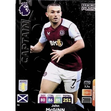 John McGinn Captain Aston Villa 46