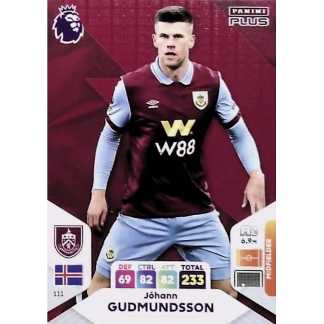 Jóhann Gudmundsson Burnley 111