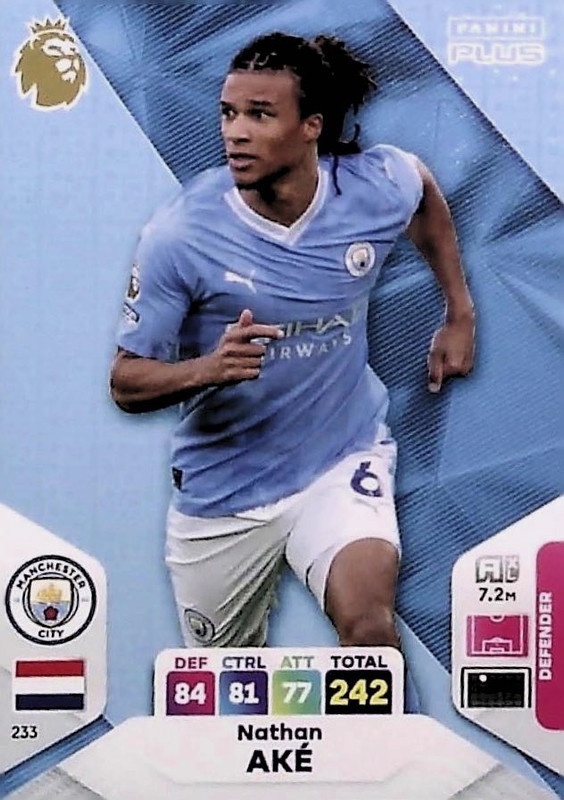 Sale Cards Nathan Aké Manchester City Premier League Adrenalyn XL 