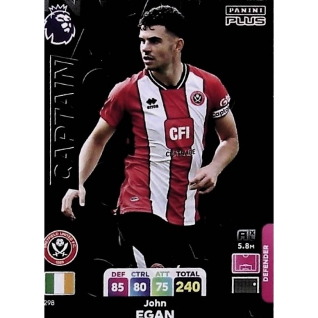 John Egan Captain Sheffield United 298